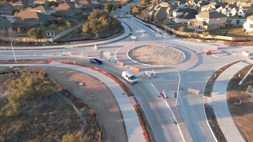 Raider Way aerial view