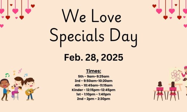 We Love Specials Day-February 28th