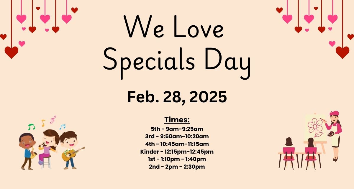 We Love Specials Day-February 28th