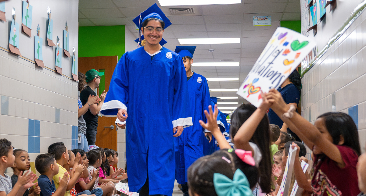 A Leander ISD senior walk