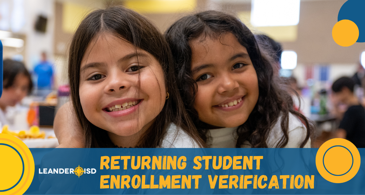 Returning student enrollment for the 2025-26 school year
