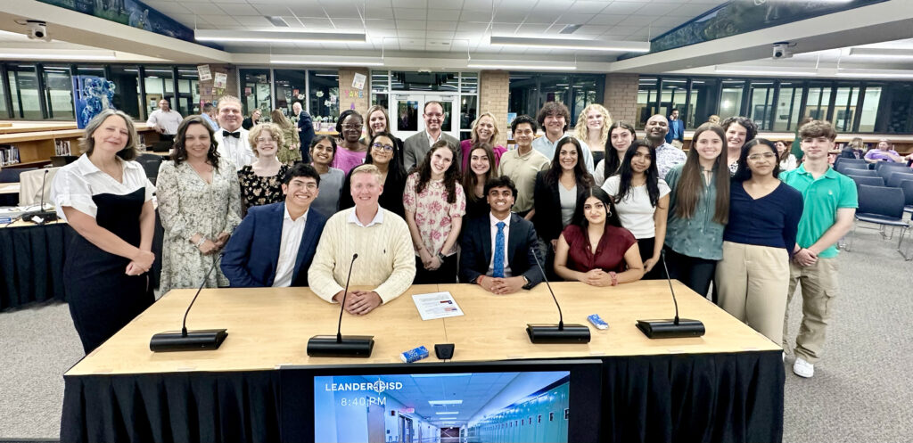 Members of the Superintendent's Student Advisory Council