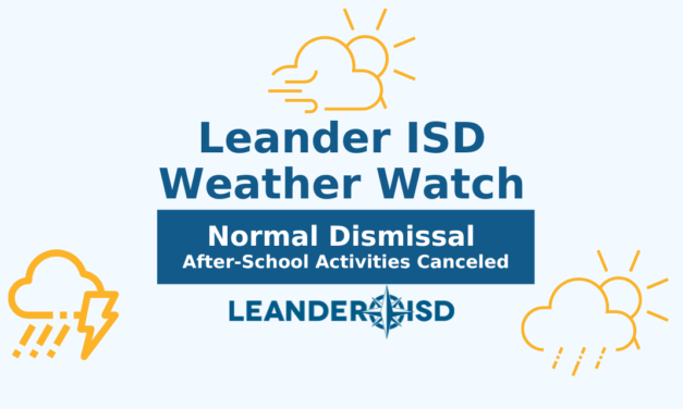 Weather Update for May 2: Normal Dismissal, After-School Activities Canceled After 4:30 p.m.