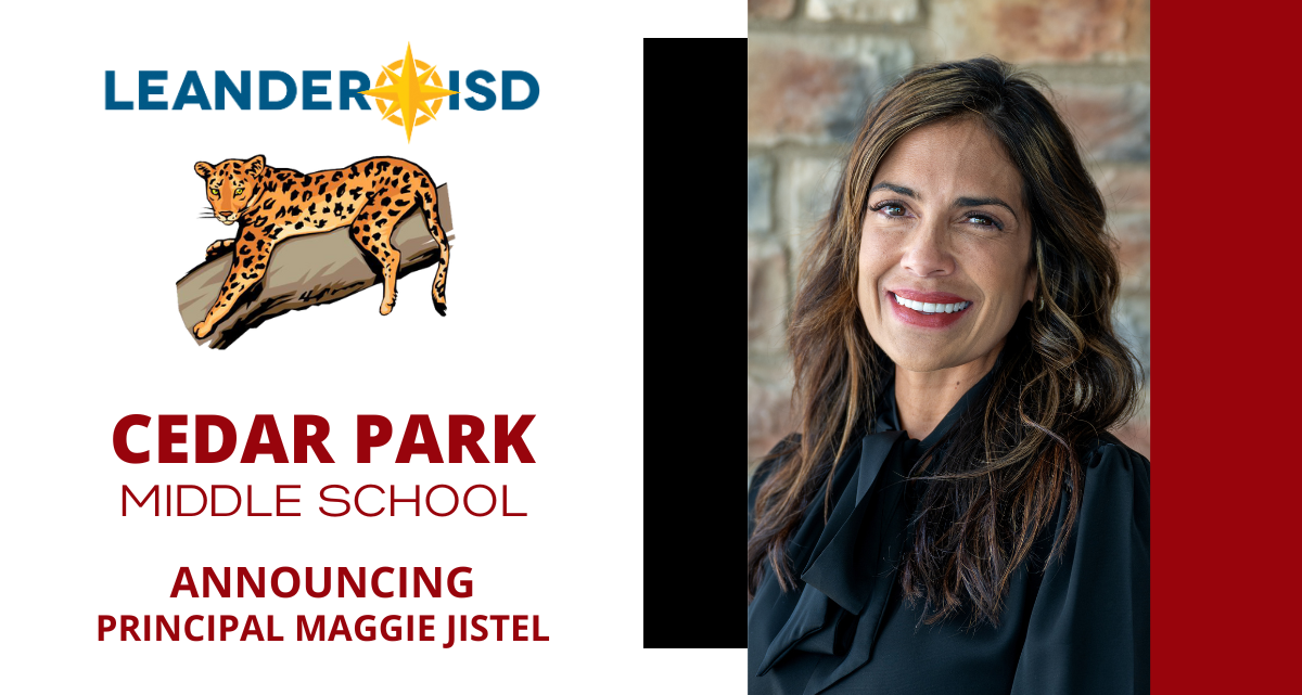 Maggie Jistel Selected as Next Leader of Cedar Park Middle School