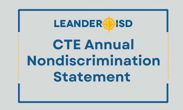 CTE Annual Nondiscrimination Statement
