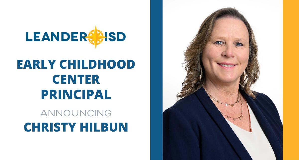 Announcing Christy Hilbun as Principal of New Early Childhood Center
