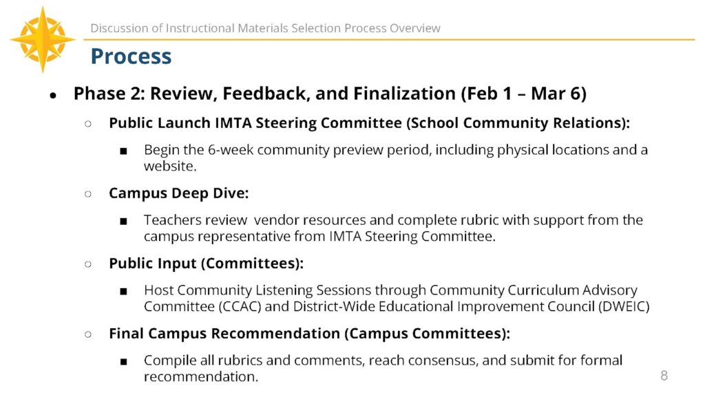 Instructional Materials presentation