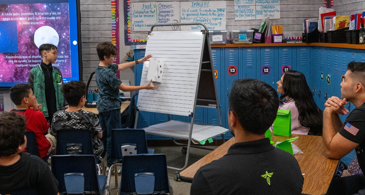 Knowles Elementary Wranglers Help Engineers Solve Problems in Space