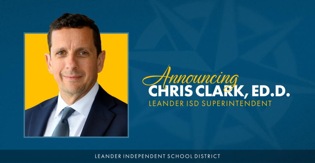 Announcing Superintendent of Schools