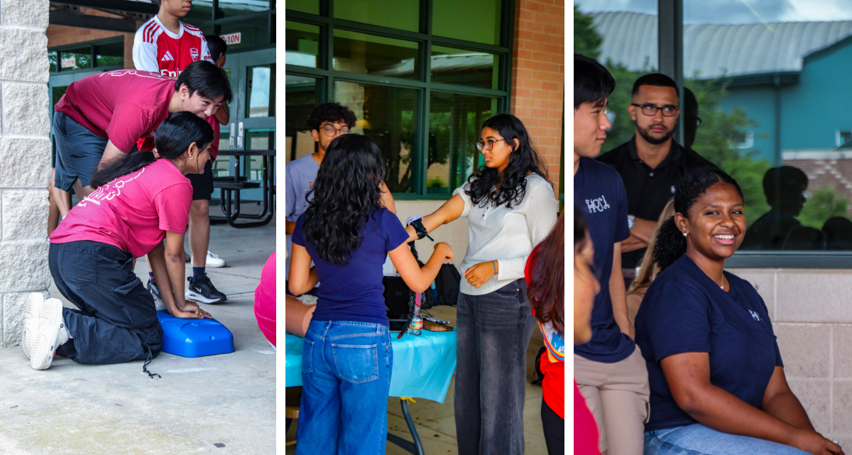 Leander ISD Health Science Students Team Up to Host First-Ever Community Outreach Event