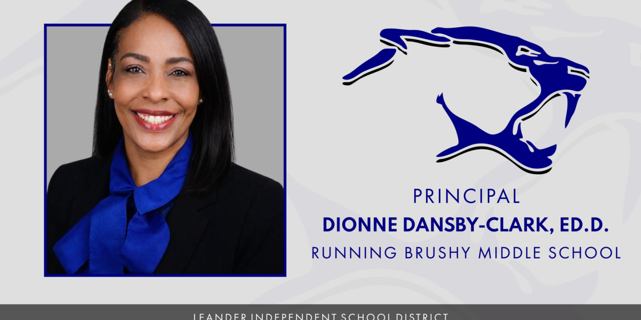 Leander ISD Welcomes New Running Brushy Middle School Principal