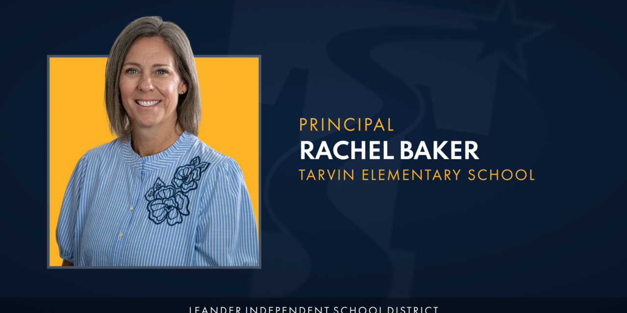 Tarvin ES Welcomes Rachel Baker as New Principal