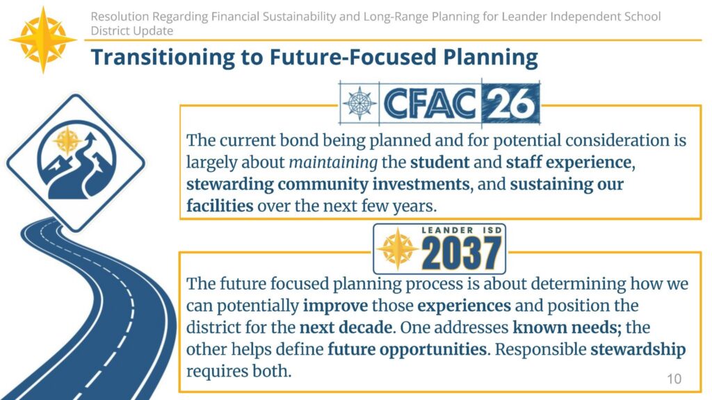 Long-Range Plan presentation
