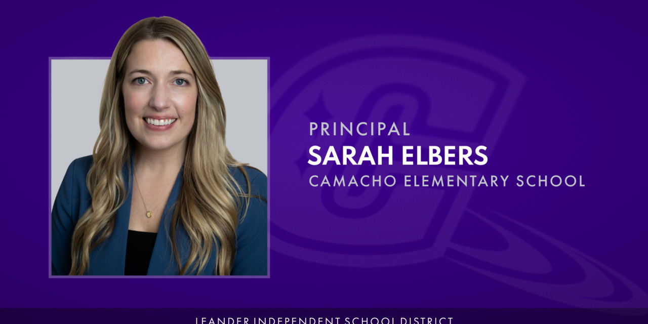 Sarah Elbers Selected as Next Principal of Camacho Elementary