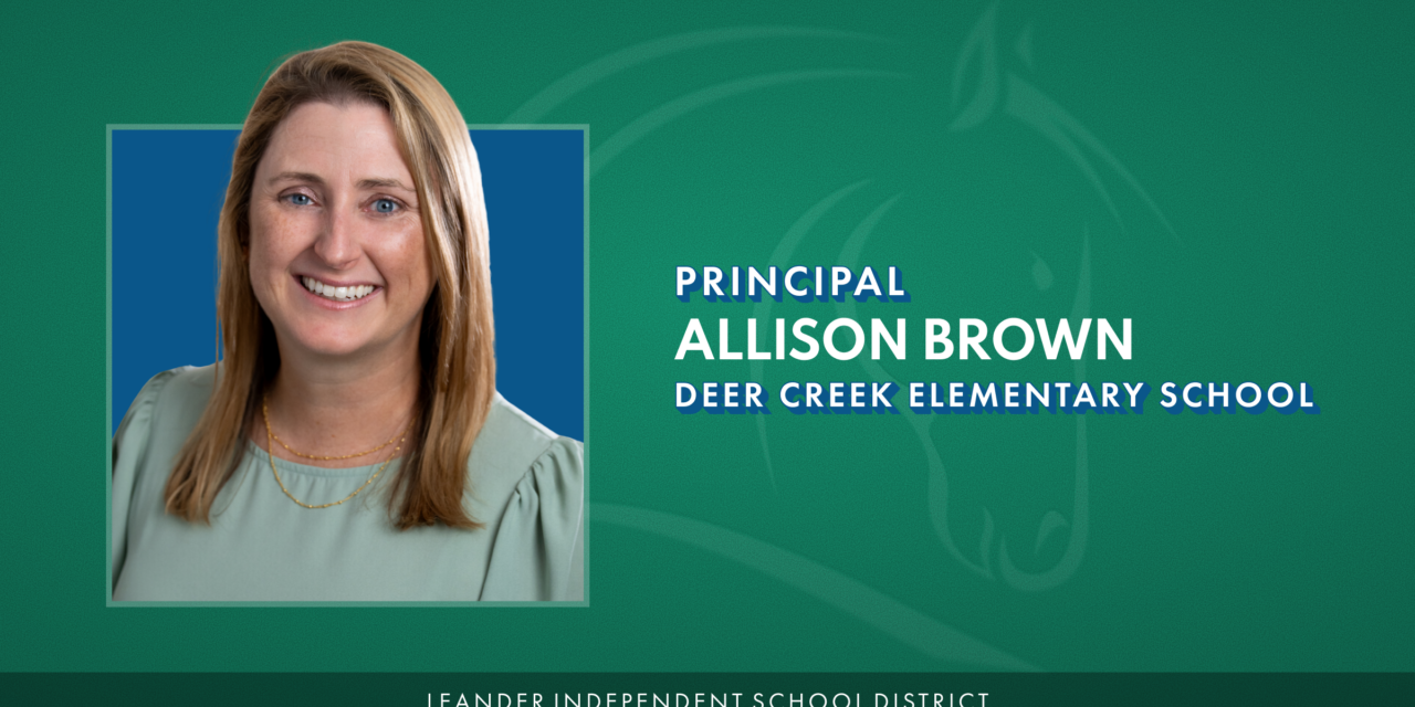 Deer Creek Elementary Assistant Principal Allison Brown Selected as Next Campus Leader