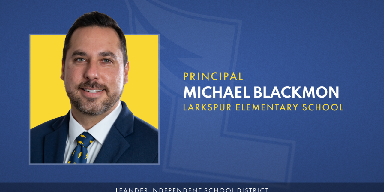 Larkspur Elementary Assistant Principal Michael Blackmon Chosen to Lead the Lightning