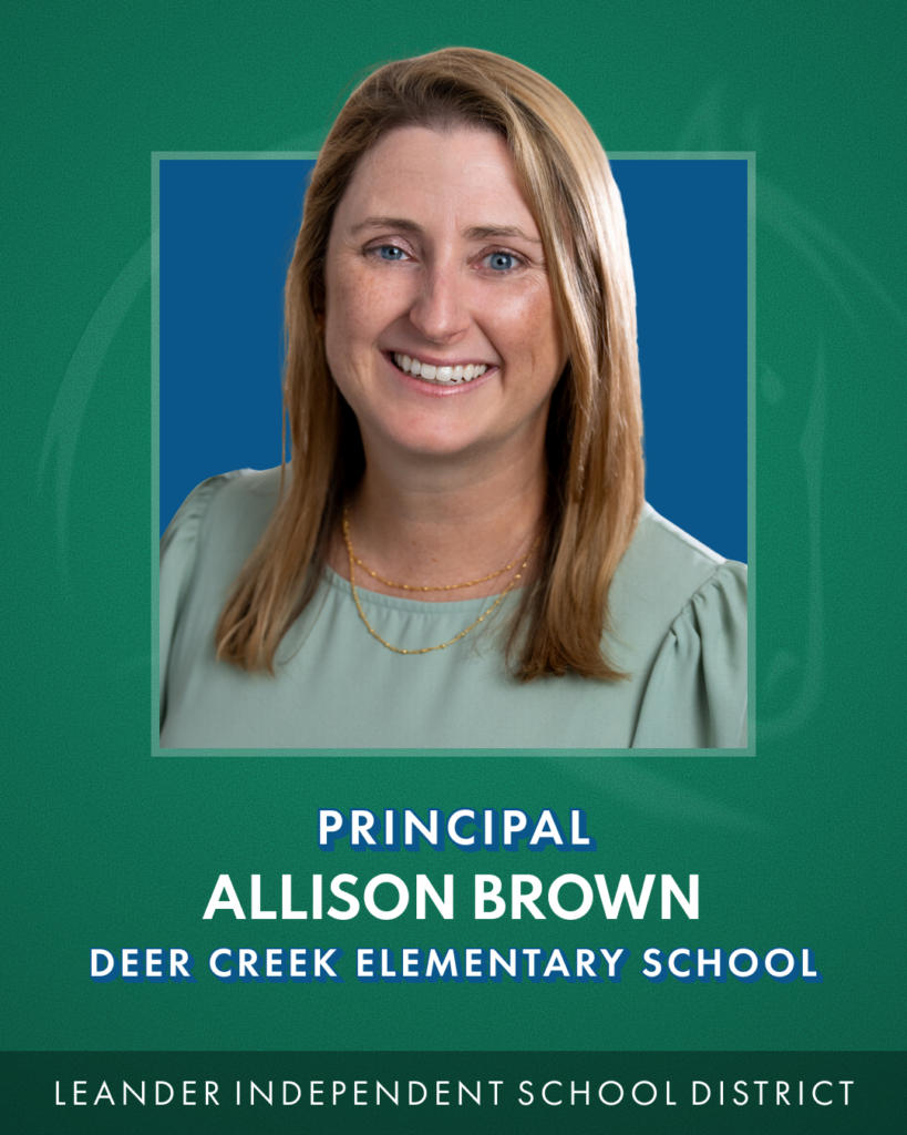 Announcing Deer Creek Elementary Principal Allison Brown
