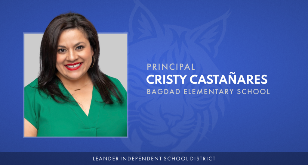 Announcing Bagdad Principal Cristy Castañares