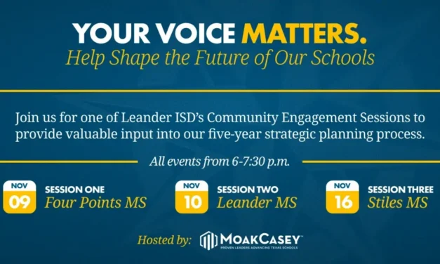 Community Invited to Help Shape Leander ISD’s 2027–31 Strategic Plan